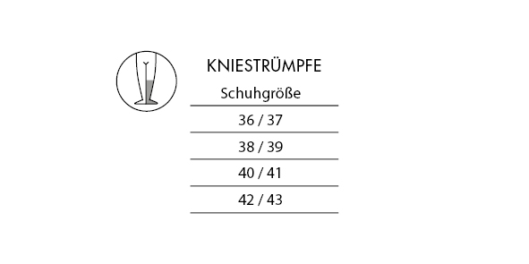 SPRING ELEGANCE BASIC Stützkniestrümpfe 140 DEN
